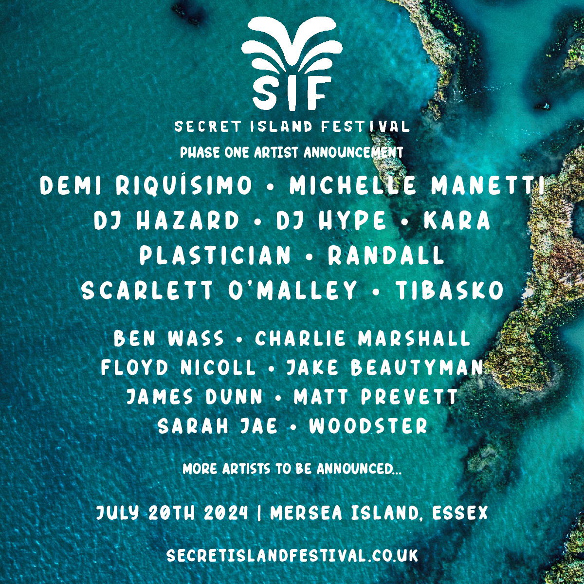 Secret island Festival 2024 Mersea Island